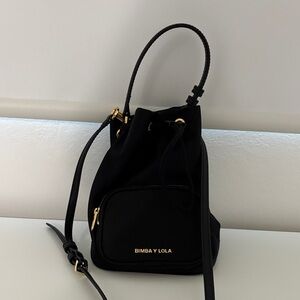 BIMBA Y LOLA Black Bucket Bag